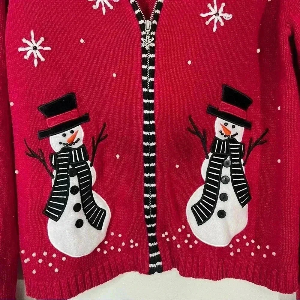 Mandal Bay Snowman Cardigan - Picture 4 of 5